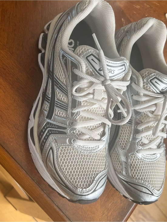 Asics Shoes - Asics Gel Kayano 14 Silver White Running Shoes Y2K